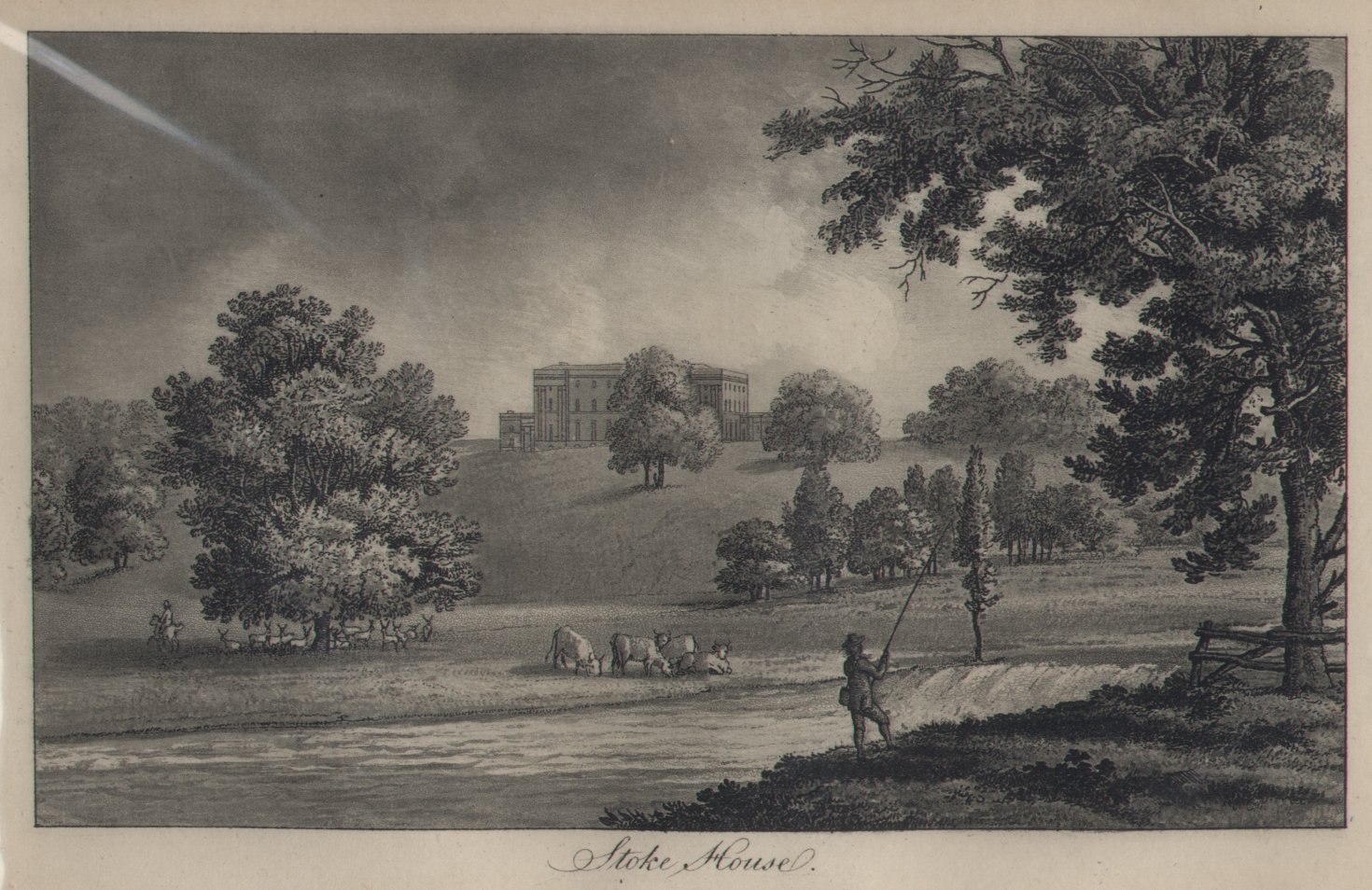 Aquatint - Stoke House - Robertson